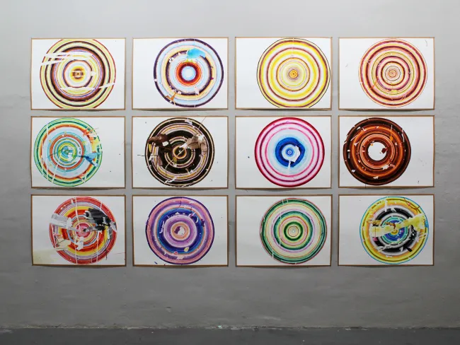 Installation view Katrin von Maltzahn: "Data & Disaster", Acud Projektraum, Berlin