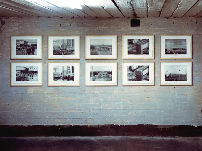 Installation view "files", Bunker Reinhardstraße, Berlin